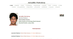 Desktop Screenshot of aniruddhachakraborty.org